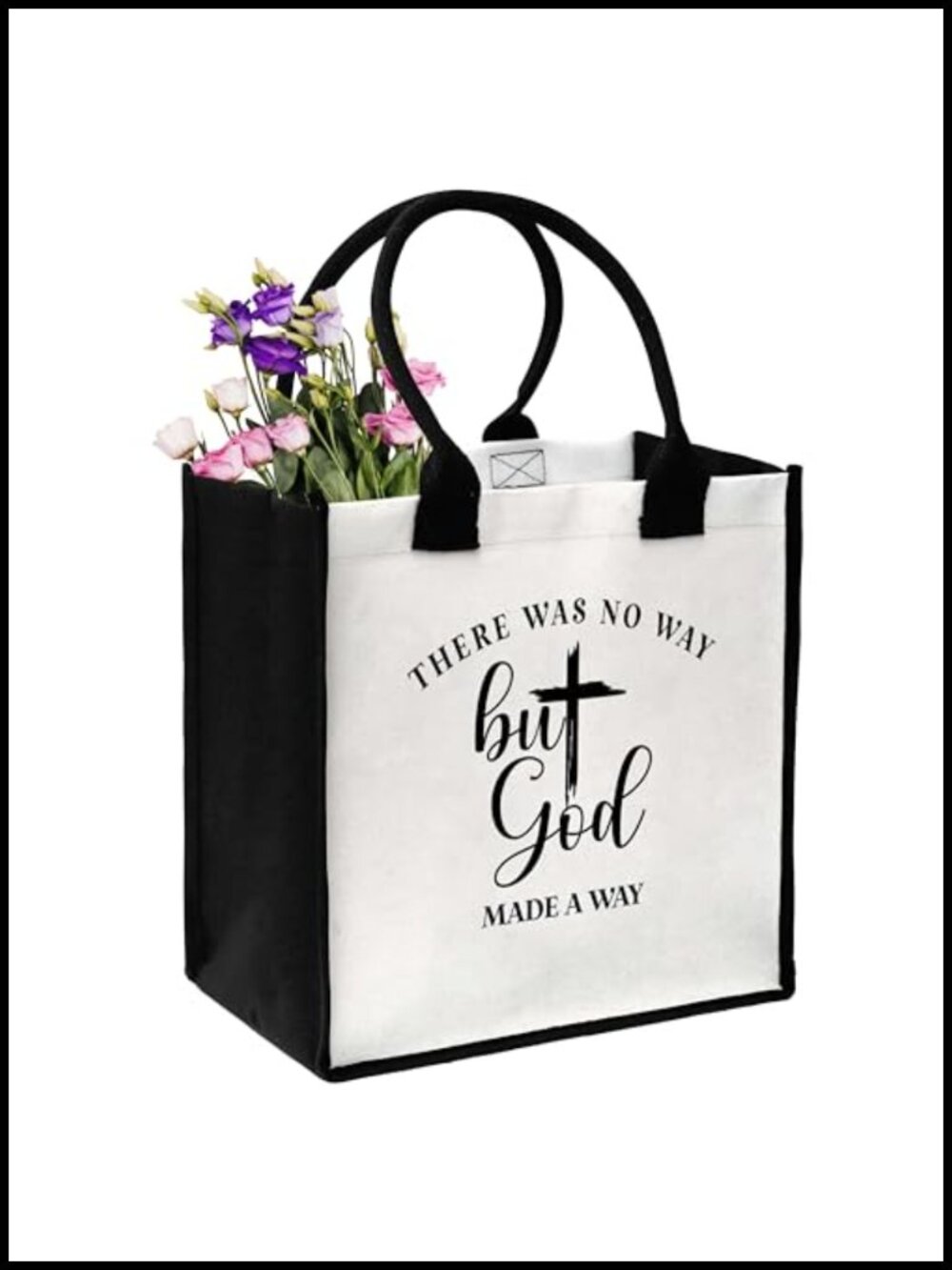 Canvas Tote Bag Reusable Grocery Beach Shopping Bag Gift for Mom Boss